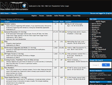 Tablet Screenshot of natomessageboard.com
